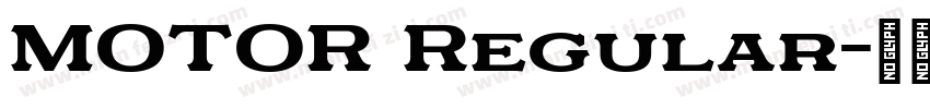 MOTOR Regular字体转换